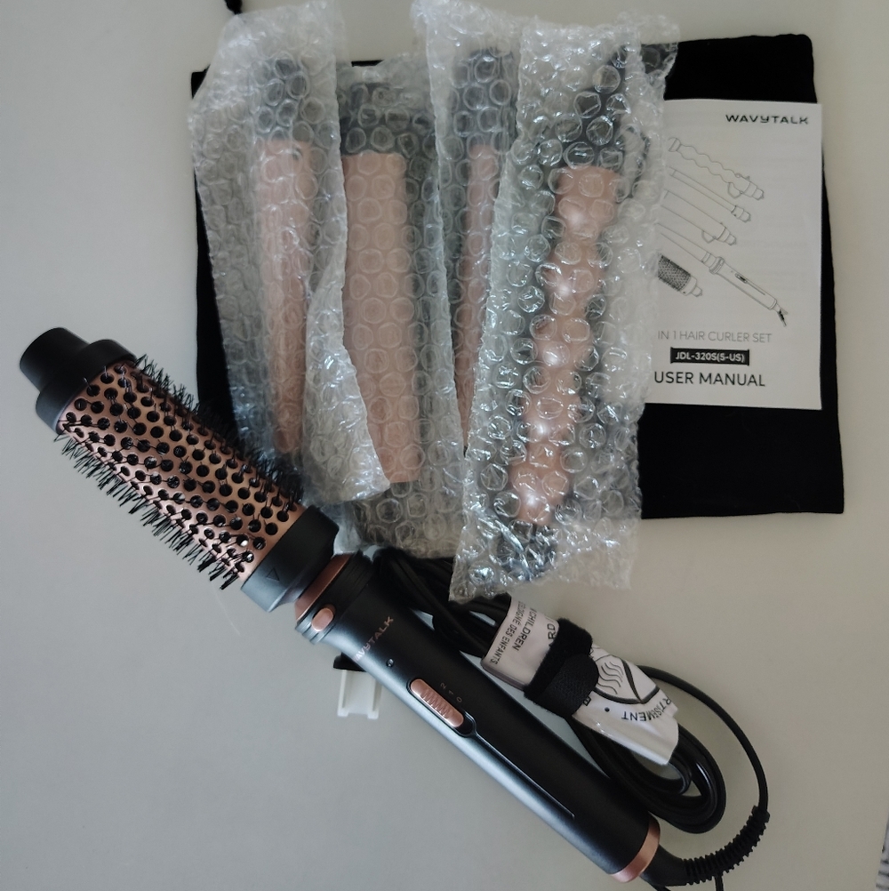 5 In 1 Wavytalk Hair Curler Set with Attachments